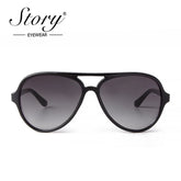STORY Retro Classic Aviation Sunglasses Men Women 2024 Brand Designer Vintage Rivet Tortoiseshell Pilot Sun Glasses Male S22733